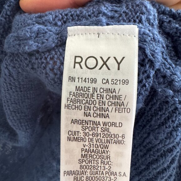 NWT Roxy Navy Light Woven Cartigan Countrycore $50 - XS - Picture 6 of 10